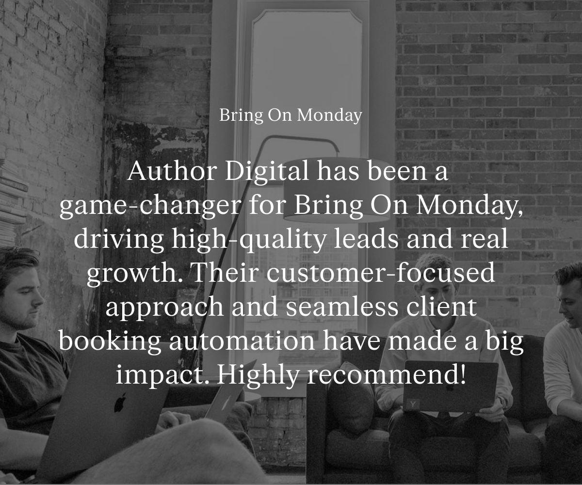 Author Testimonials